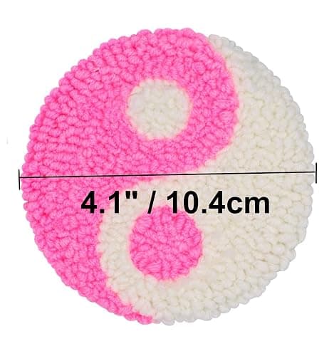 Mefatus Punch Needle Kit for Beginners Adults Kids Easy Punch Needle Embroidery Kit Tool Threader Fabric Hoop Yarn Rug Tufting Coaster Art and Crafts thumbnail 3
