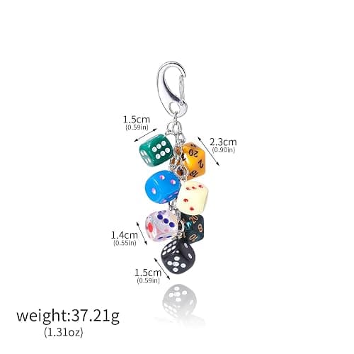 FunBoat Cute Cookie Bag Charm Keychain for Women, Fashion Handbag Charm Accessory - Key Chain Jewelry Gifts thumbnail 5