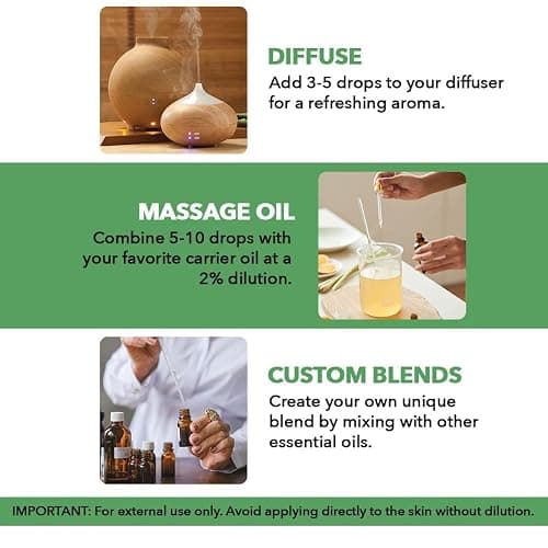 Majestic Pure Tea Tree Essential Oil with Glass Dropper - Huge 4 Fl Oz - 100% Pure and Natural Tea Tree Oil - Premium Grade Essential Oils for Diffuser, Aromatherapy, Soap and Candle Making thumbnail 4