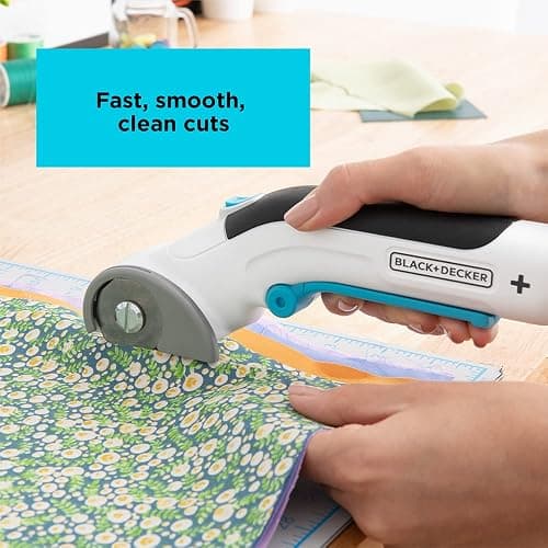 BLACK+DECKER 4V MAX Cordless Fabric & Craft Cutter Rotary Tool, USB Rechargeable (BCRC115FF) thumbnail 5