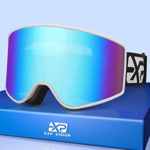 EXP VISION Ski/Snowboard Goggles Parent-child Snow Goggles Over Glasses for Men, Women Youth Kids - Image 1
