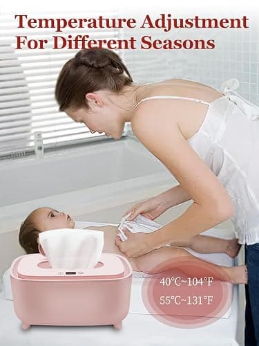 Wipe Warmer - 2025 New Premium Baby Wet Wipes Dispenser, Baby Wipe Warmer for Home Use - Essential Calentador De Wipes para Bebes - Travel Friendly with Direct Plug-in Power Supply thumbnail 4