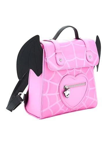 Hot Topic Monster High Draculaura Skullette Bat Wings Mini Backpack BLACK NONE thumbnail 2