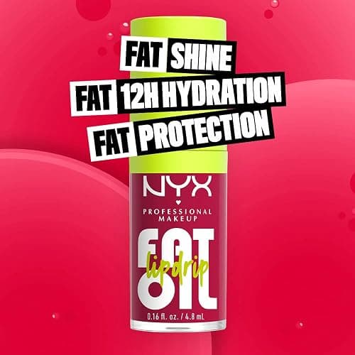 NYX PROFESSIONAL MAKEUP Fat Oil Lip Drip, Moisturizing Lip Oil Gloss, Vegan Tinted Formula, Up to 12 HR Hydration - Newsfeed (Rose Nude) - 05 Newsfeed - 0.16 Fl Oz (Pack of 1) thumbnail 2