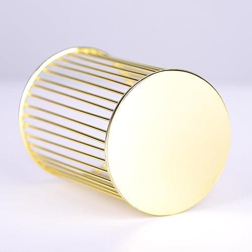 POCOSER Gold Pen Holder for Desk, Metal Pencil Holders Makeup Brushes Cup for Preppy Room Decor Office Home Bedroom School Organizer Toothbrush Holder Gold Decor Aesthetic Gift Accessories thumbnail 9