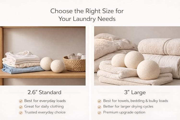Updated Version(Made of The Latest Shearing) Wool Dryer Balls Pack of 6 XL,Premium Reusable New Zealand Natural Fabric Softener,Saves Drying Time, Handmade Dryer Balls… thumbnail 5