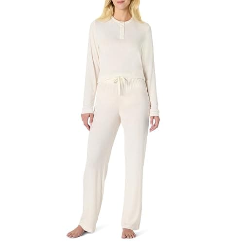 Amazon Essentials x Sofia Grainge Women's Long Sleeve Henley Pajama Set - Image 1