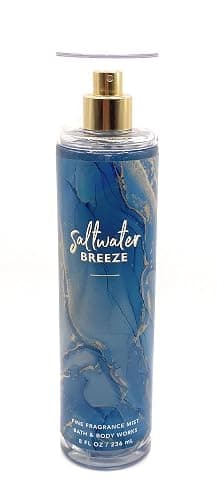 Bath & Body Works Saltwater Breeze Fine Fragrance Mist 8 Fluid Ounce Spray (Packaging As Pictured) - Image 1