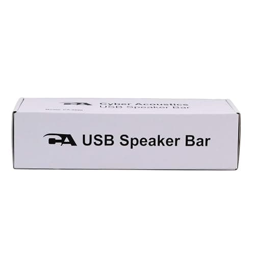 Cyber Acoustics USB Speaker Bar (CA-2890) – Stereo USB Powered Speaker, Easily Clamps to Monitor, Convenient Controls thumbnail 11