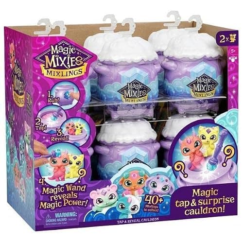 Magic Mixies Mixlings Tap & Reveal Cauldron 2 Pack, Magic Wand Reveals Magic Power and Surprise Reveal on Cauldron, for Kids Aged 5 and Up (Styles May Vary), Multicolor thumbnail 5