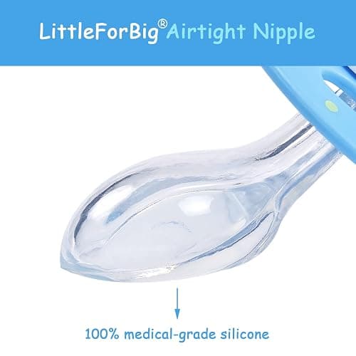 LittleForBig Bigshield Generation-II Adult Sized Pacifier Baby Cuties Pattern Blue Kitty thumbnail 5
