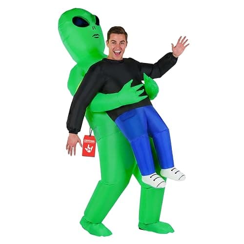 Morph Inflatable Costume Alien, Inflatable Alien Costume Adult, Aliens Costumes Adults, Blow Up Costumes for Adults - Image 1