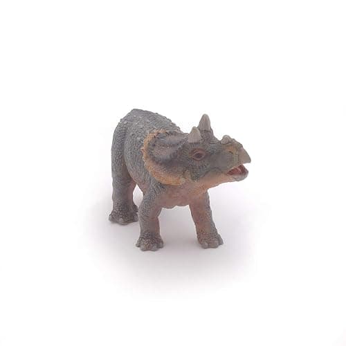Papo - Figurine dinosaure - Bébé Tricératops, Premiers Pas dans le Monde des Dinosaures pour Enfants dès 3 Ans - Découverte Préhistorique et Éveil Scientifique thumbnail 9