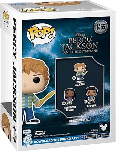 POP TV: Disney - Percy Jackson and The Olympians, Percy Jackson Funko Vinyl Figure (Bundled with Compatible Box Protector Case), Multicolored, 3.75 inches thumbnail 3