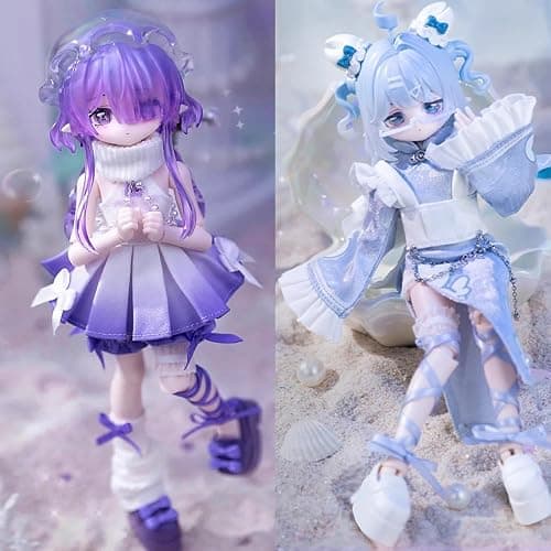 XiDonDon Ocean Gem Series 1/12 BJD Blind Box Mystery Box Action Figure Cute Collectibles Figures Dolls Toys Birthday Gift (Single Box) thumbnail 8