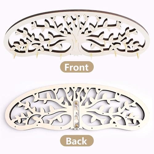 Herb Drying Rack Hanging - Tree of Life Design Wall Decor with 11 Hooks for Kitchen, Garden | Saving Space Herb & Flower Dryer, Gift for Gardeners, Crafters, Kitchen Witches thumbnail 5