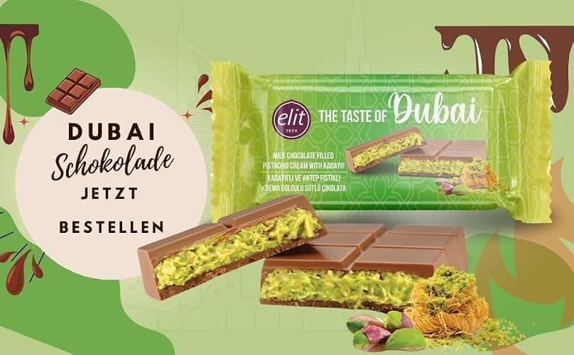 Dubai Chocolate Bar Pistachio Knafeh – Premium Milk Chocolate with Roasted Pistachios & Crispy Knafeh, Pistachio Cream Infused, 3.17 oz (90g) thumbnail 4