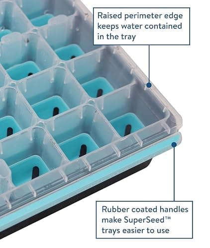Burpee SuperSeed Seed Starting Tray | 36 Cell Reusable Seed Starter Tray | for Starting Vegetable, Flower & Herb Seeds | Indoor Grow Kit for Plant Seedlings | for Germination Success thumbnail 4