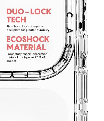 CASETiFY for iPhone 17 Pro Max Case - Compact | Slim and Sleek | Lightweight | 4 ft. 2X Military Grade Drop Protection | Chrome Doodles | Black thumbnail 5