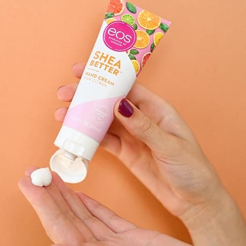 eos Hand Cream - Pink Citrus | Natural Shea Butter Hand Lotion and Skin Care | 24 Hour Hydration with Oil | 2.5 oz,2040872 thumbnail 5