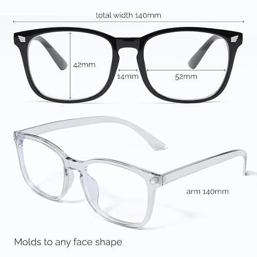 livho High Tech Blue Light Glasses - Advanced Blue Light Blocking Computer Glasses - Screen Fatigue & UV Protection thumbnail 6