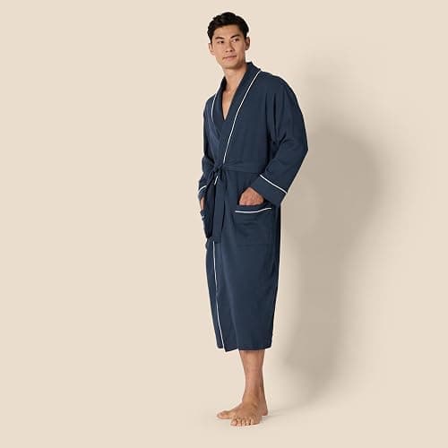 Amazon Essentials Mens Lightweight Waffle Bathrobe (Available in Big & Tall) thumbnail 5