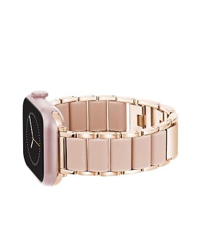 Anne Klein Silicone Fashion Bracelet for Apple Watch, Secure, Adjustable, Apple Watch Replacement Band, Fits Most Wrists thumbnail 2