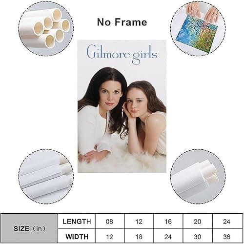 Gilmore Girls Poster Poster Decorative Painting Canvas Wall Art Living Room Posters Bedroom Painting 08x12inch(20x30cm) thumbnail 3