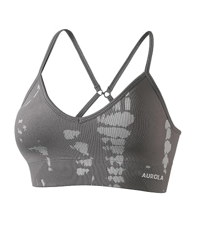 AUROLA Serpent Seamless Sports Bras for Women,Backless Padded Strappy Workout Gym Yoga Crop Tops - Image 1