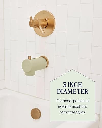 Lalo Spout Cover – BPA-Free Silicone Bath Spout Safety Cover for Babies & Toddler, Fits Most Faucets, Soft & Durable Silicone Bathtub Faucet Cover, Easy to Clean - Sage thumbnail 4