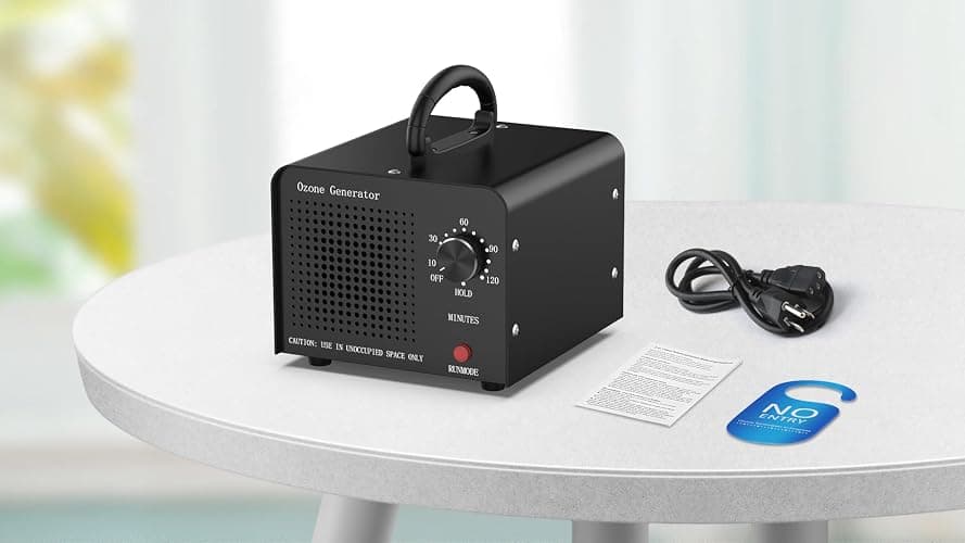 Medvoe 0zone Generator 65000mg - O3 Air Purifier for Home & Car, Ozone Machine Odor Removal for Smoke & Pet (Black) thumbnail 7