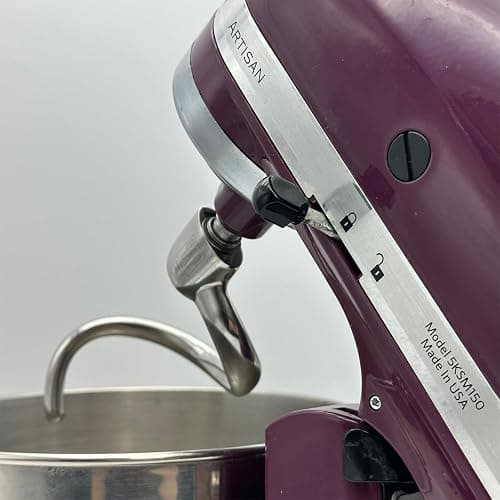 Stainless Steel Spiral Dough Hook Replacement for KitchenAid 4.5QT & 5QT Bowl Tilt-Head Stand Mixers, Rustproof & Easy Clean, Efficient Kneading for Bread, Pizza, Pasta, Cookies thumbnail 8