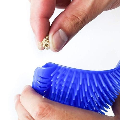 SweetPetGarden 2 Pack Softer Cat Self Groomer with Catnip Pouch, Wall Massage Scratcher Brush Comb thumbnail 5