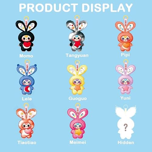 Fesuphy Baby Three Blind Box Plush, Baby Three Lily Rabbit Town V3 Series, Cute Vinyl Plush Blind Box Doll, Kawaii Collectible Toys Figure Mystery Box for Gifts, Single Box (1 of 9 Possible Styles) thumbnail 7