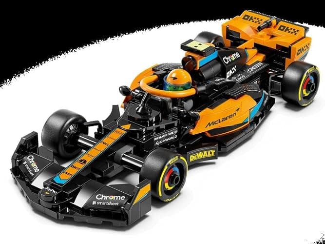 LEGO Speed Champions McLaren Formel 1 Rennwagen 2023, Spielzeug für Kinder ab 9 Jahren, Jungen und Mädchen, die gerne selbstständig Spielen, baubares Fahrzeugmodell, Kinderzimmer-Dekoration 76919 - Single thumbnail 2