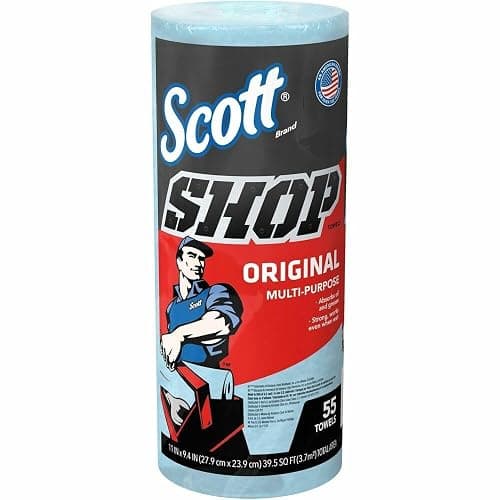 Kimberly-Clark 75130 SCOTT Shop Towel Roll, 55 Count (Pack of 1) - Image 1