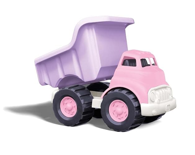 Green Toys Dump Truck in Pink Color - BPA Free, Phthalates Free Play Toys for Improving Gross Motor, Fine Motor Skills. Play Vehicles thumbnail 3
