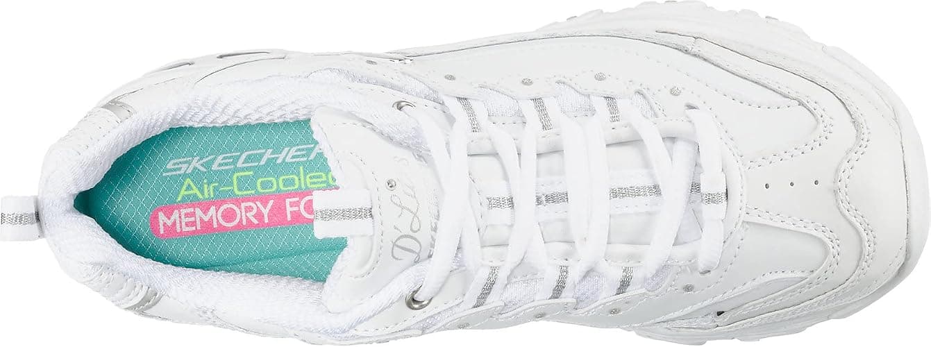 Skechers Womens D'Lites Fresh Start Memory Foam Lace-up Sneaker thumbnail 8