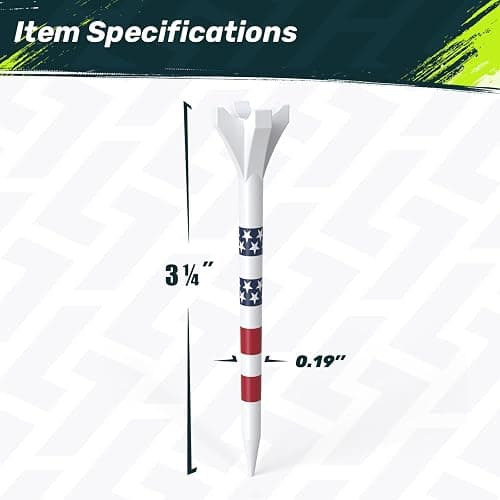  Plastic Golf Tees thumbnail 5