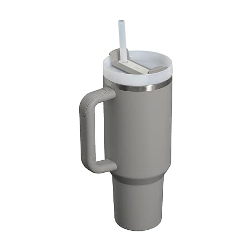 STANLEY 1913 Quencher H2.0 FlowState Mug Isotherme avec Paille 1.2L - Froid Pendant 11 Heures - Glacé Pendant 48 Heures - Thermos Lavable au Lave-Vaisselle - Gourde Inox Sans BPA - Ash thumbnail 7