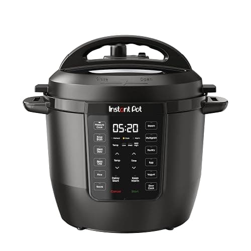 Instant Pot 6QT RIO 7-in-1 Multi-Cooker, Pressure Cooker, Slow cook, Sauté, Steam, Rice Maker, Yogurt, & Warmer, Black, 6 Quarts - Image 1