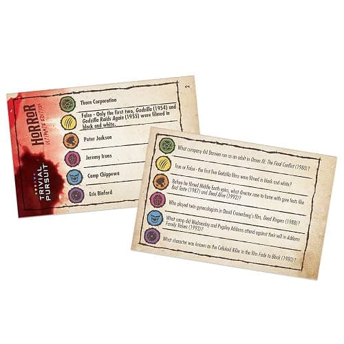 Trivial Pursuit Horror Ultimate Edition | Horror Trivia Game Featuring 1800 Questions from Classic Horror Films & Books | Collectible Trivia Board Game for Fans of Horror Movies thumbnail 5