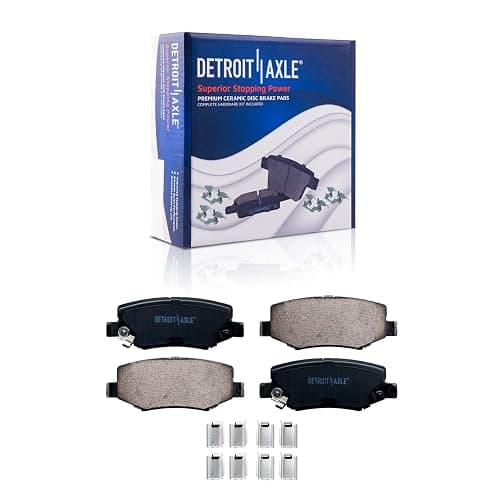 Detroit Axle - Brake Kit for 07-17 Jeep Wrangler Drilled Disc Brake Rotors 2007 2008 2009 2010 2011 2012 2013 2014 2015 2016 2017 Brakes Pads Replacement : 11.89" inch Front 12.44" inch Rear Rotors thumbnail 8