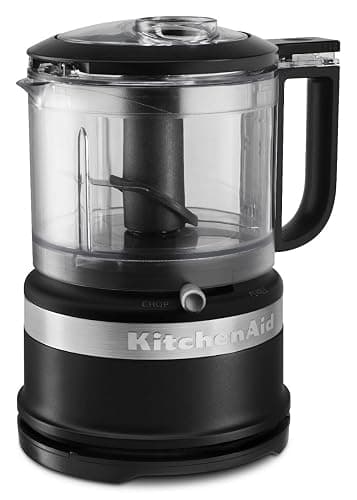 KitchenAid KFC3516BM 3.5 Cup Mini Food Processor, Matte Black - Matte Black - Food Processor - Image 1