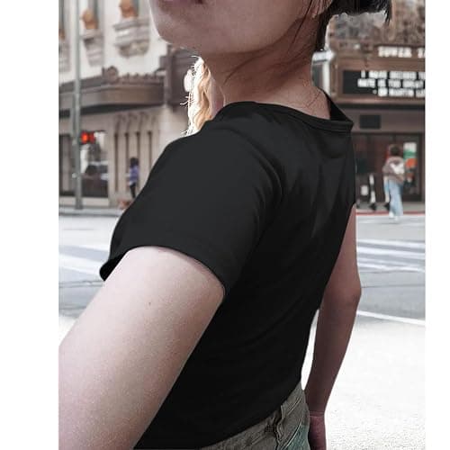 Cayxatiu Star Graphic Baby Tees Crop Tops for Women Y2k Grunge Aesthetic Shirt Sexy Cropped Tshirt Short Sleeve for Teens thumbnail 4