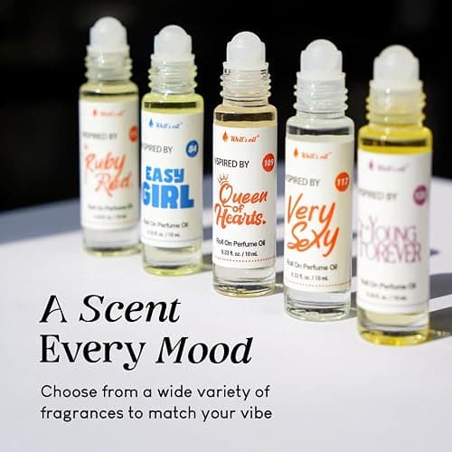 Well's Oil Roll-On Perfume Oil (Bacarat 540) | Long-Lasting | Paraben-Free | 0.33 Fl Oz / 10 ml thumbnail 2