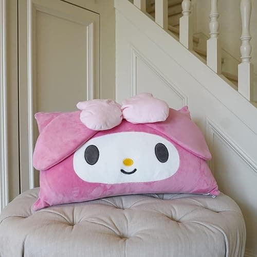 Kawaii Pillowcase,Cotton Pillowcases,Cute Pillow,Pink Bow Pillow Girl Plush Pillow Slips,for Dormitory Decorative Bedroom Livingroom thumbnail 7