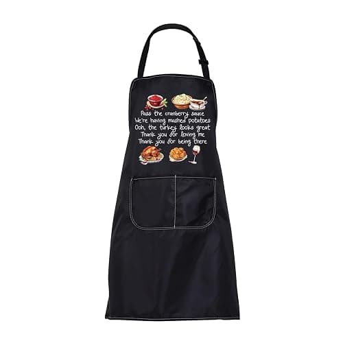 CMNIM Bob Kitchen Apron Burger Merch Bob’s TV Show Apron for Burgers Fans Gifts WDW Bob Family Thanksgiving Apron Women Men - Image 1