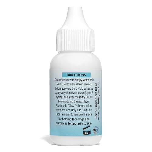 The Hair Diagram - Bold Hold Extreme Creme Reloaded - Strong Hold Glue for Lace Front Wigs and Hair Systems - Invisible Bonding - Non Toxic - No Odor or Latex - Humidity & Water Resistant- 1.3oz thumbnail 3