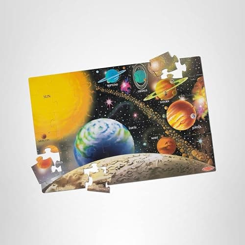 Melissa & Doug Solar System Floor Puzzle, 48 pc Jumbo Jigsaw Puzzle, Educational Screen Free Activity for Toddler, Preschoolers and Kids Ages 3+ (2 x 3 Feet) - FSC Certified thumbnail 11